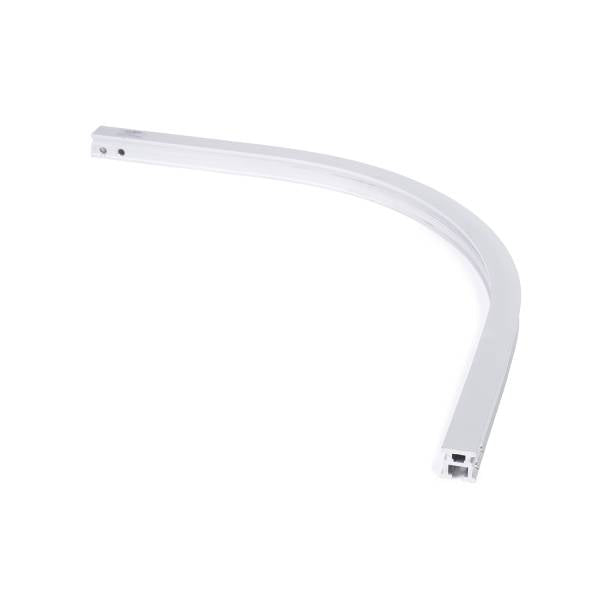 Curva orizzontale 90° anodizzata