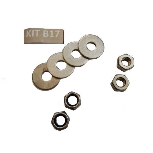 Kit B17 - 2 dadi autobloccanti M10
