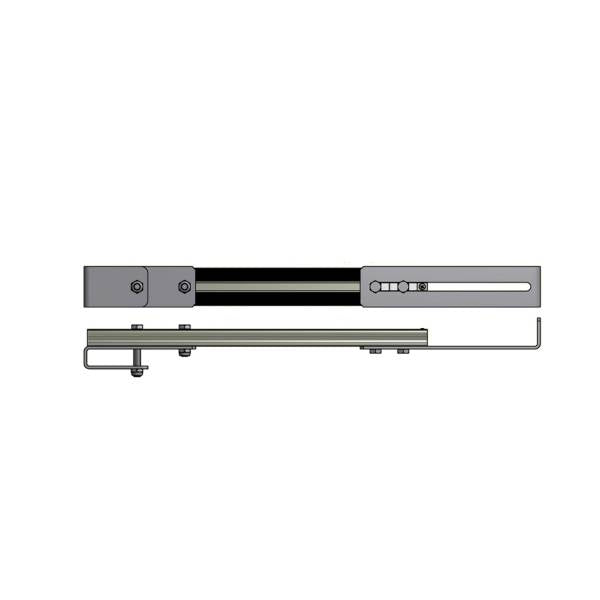 Coppia Staffe Regolabili 52/67cm