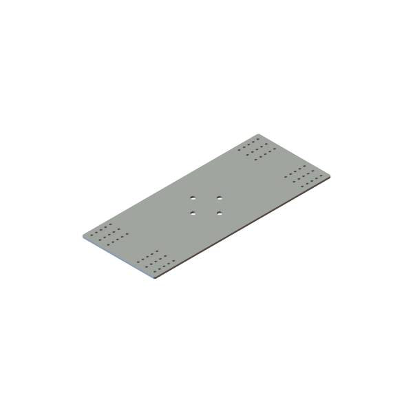 Piastra para 500 fissagio lamiera